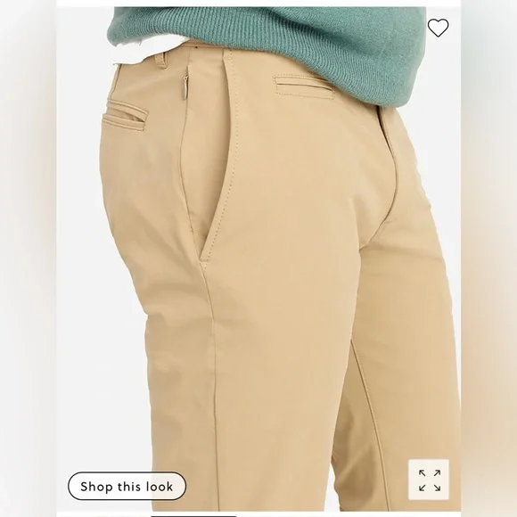 NEW NWT J. Crew 484 Slim Fit Tech Pant Men’s 36 X 34 - Picture 2 of 10